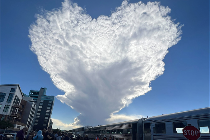 Nope, this isn’t AI – just a little extra love in the sky as our Employee Appreciation Special (EAS) rolled into Denver this year. 